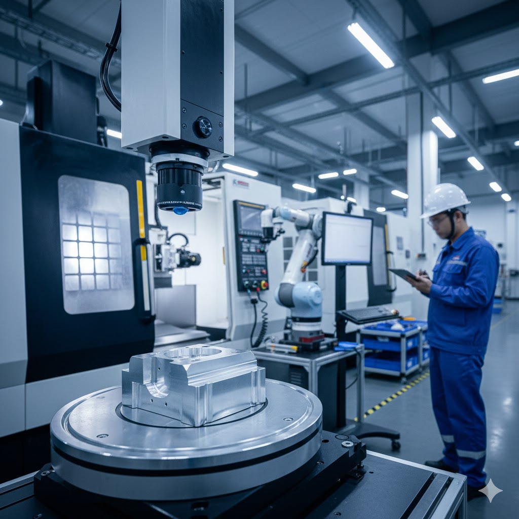 AI CNC Inspection Vietnam with Machine Vision and Automated QC System