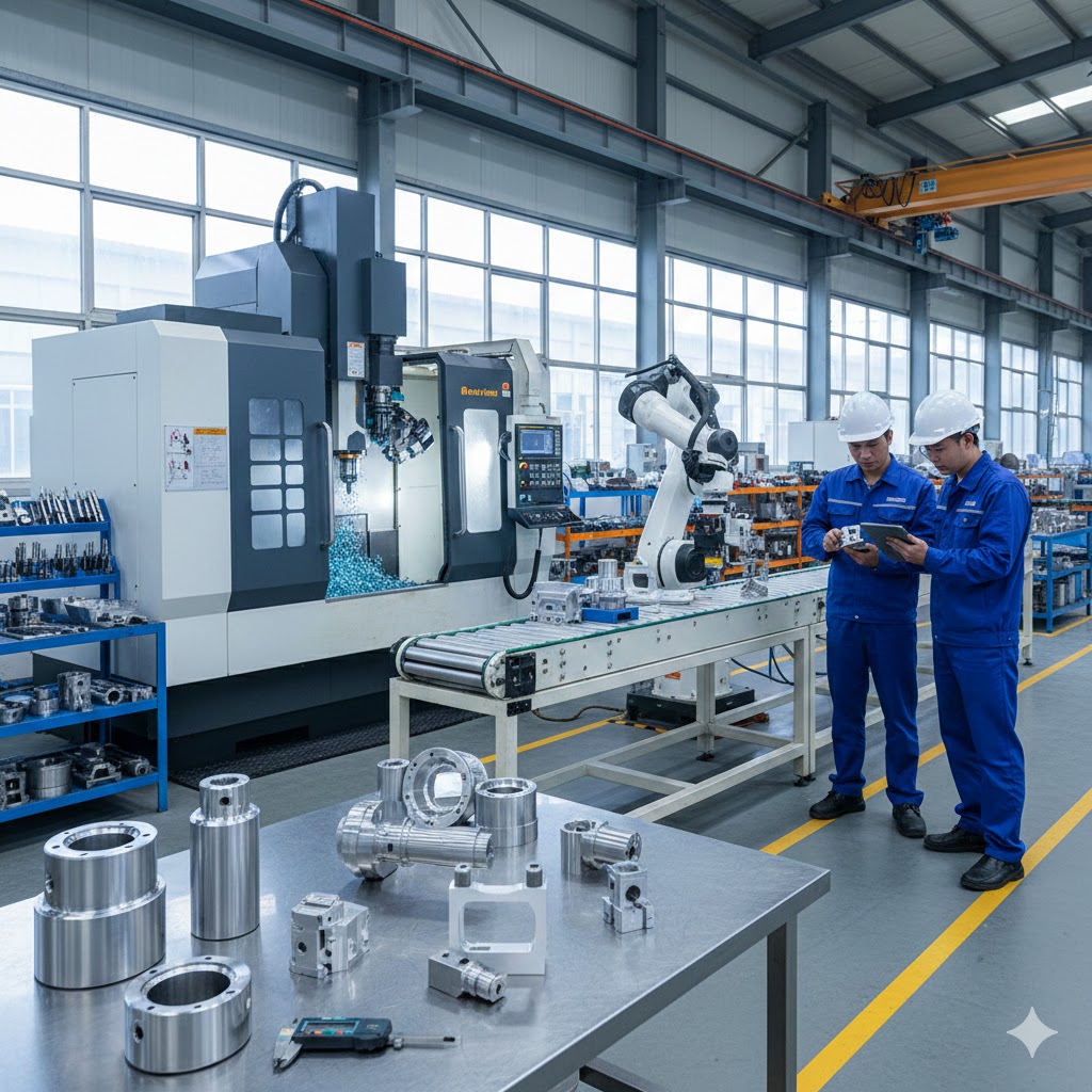 CNC Machining Vietnam Factory Precision Manufacturing Facility