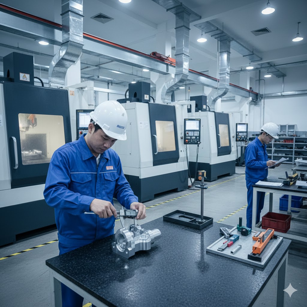ISO Certified Machining Vietnam Quality Control Facility 2026